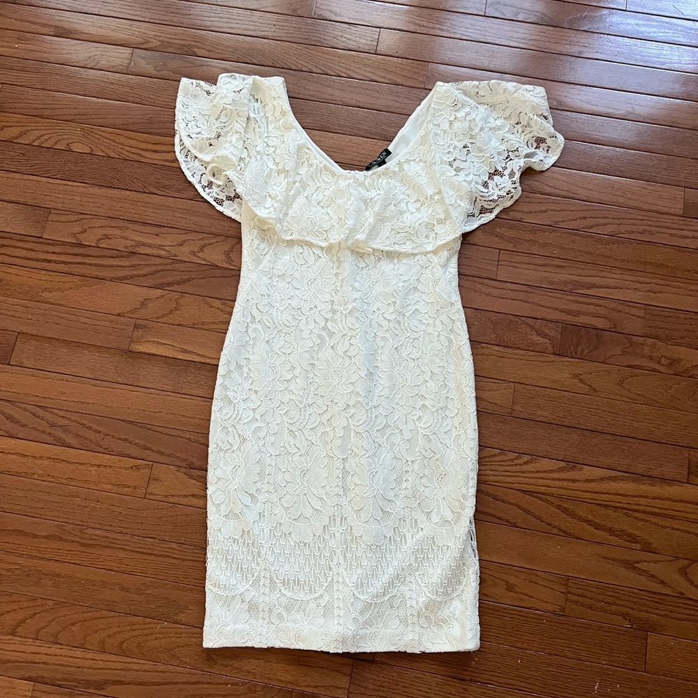 White laced dress Lauren Ralph Lauren